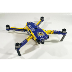 DJI MAVIC PRO/PLATINUM - SKIN - DESIGN POLIZEI * - 3-5 Batterien / Drohne / Foil