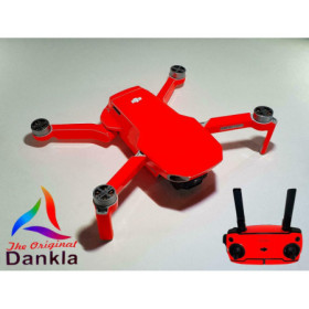 DJI MAVIC MINI - SKIN - NEON ROT -  / Folie / Decal / Wrap / Drohne / Zubehör