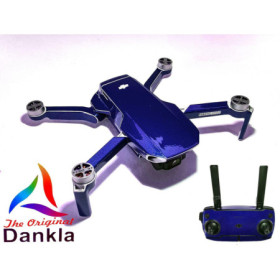 DJI MAVIC MINI - SKIN - METALLIC NIGHTBLUE - Folie / Decal / Wrap / Drohne