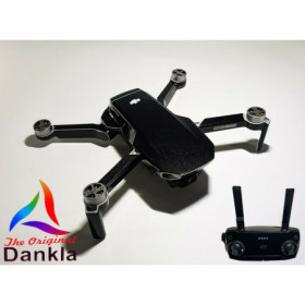 DJI MAVIC MINI - SKIN - METALLIC SCHWARZ - Folie / Decal / Wrap / Drohne