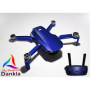 DJI MAVIC MINI - SKIN - ALU BLAU GEBÜRSTET - Folie / Decal / Wrap / Drohne