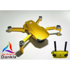 DJI MAVIC MINI - SKIN - CHROM GELB - Folie / Decal / Wrap / Drohne