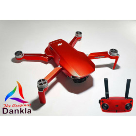 DJI MAVIC MINI - SKIN - CHROM ROT - Folie / Decal / Wrap / Drohne