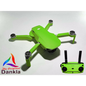 DJI MAVIC MINI - SKIN - CARBON GRÜN - Folie / Decal / Wrap / Drohne