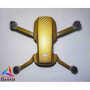DJI MAVIC MINI - SKIN - CARBON GOLD - Folie / Decal / Wrap / Drohne