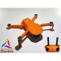DJI MAVIC MINI - SKIN - CARBON ORANGE - Folie / Decal / Wrap / Drohne