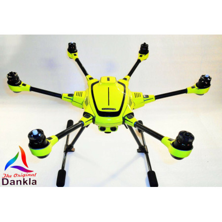 YUNEEC TYPHOON H 3 - SKIN - NEON GELB / NEON YELLOW / Wrap / Decal / Foil