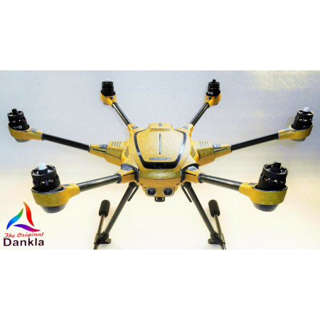 YUNEEC TYPHOON H 3 - SKIN - HONEYCOMB GOLD / Wrap / Decal / Foil / Zubehör