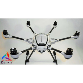 YUNEEC TYPHOON H 3 - SKIN - ALU SILBER GEBÜRSTET / Wrap / Decal / Foil