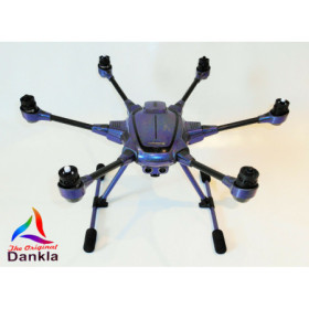 YUNEEC TYPHOON H - SKIN - METALLIC INTERGALACTIC BLUE / Decal / Folie/ Drohne