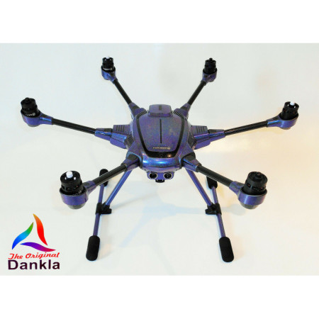 YUNEEC TYPHOON H - SKIN - METALLIC INTERGALACTIC BLUE / Decal / Folie/ Drohne