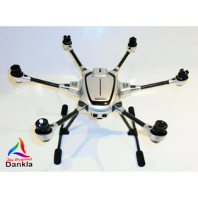 YUNEEC TYPHOON H - SKIN - METALLIC SILBER - SILVER / Decal / Folie/ Drohne