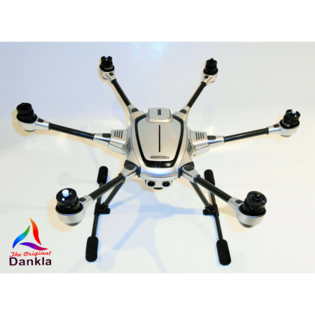 YUNEEC TYPHOON H - SKIN - METALLIC SILBER - SILVER / Decal / Folie/ Drohne