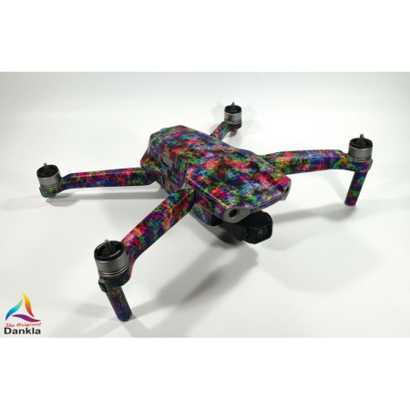 DJI MAVIC AIR 2 - SKIN - DESIGN: COLOURED PIXELS - Folie / Wrap / Decal