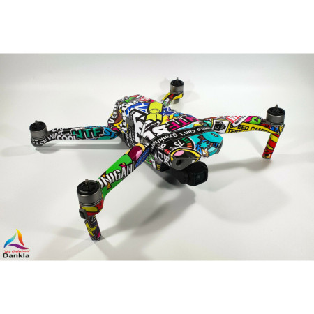 DJI MAVIC AIR 2 - SKIN - DESIGN: STICKERBOMB - Folie / Wrap / Decal