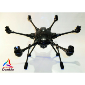 YUNEEC TYPHOON H - SKIN - METALLIC SCHWARZ - BLACK / Decal / Folie / Drohne