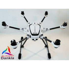 YUNEEC TYPHOON H 3 - SKIN - CARBON WEISS / WHITE / Wrap / Decal / Foil / Zubehör