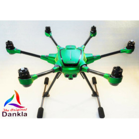 YUNEEC TYPHOON H 3 - SKIN - CHROM GRÜN / GREEN / Wrap / Decal / Foil / Zubehör