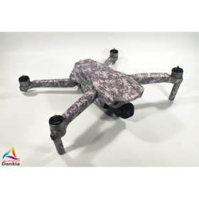DJI MAVIC AIR 2 - SKIN - DESIGN: DIGICAMO GRAU - Folie / Wrap / Decal