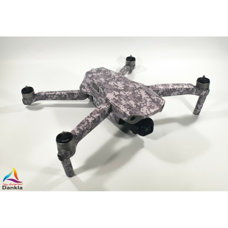 DJI MAVIC AIR 2 - SKIN - DESIGN: DIGICAMO GRAU - Folie / Wrap / Decal