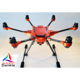 YUNEEC TYPHOON H - SKIN - Chrom Orange / Wrap / Decal / Foil / Folie / Drohne