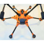 YUNEEC TYPHOON H - SKIN - Carbon Orange / Wrap / Decal / Foil / Folie / Drohne