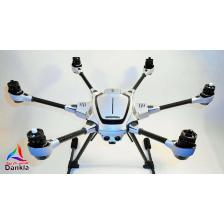 YUNEEC TYPHOON H - SKIN - Alu Silber geb./silver brushed/Wrap/Foil/Folie/Drohne