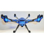 YUNEEC TYPHOON H - SKIN - Carbon Blau/blue / Wrap / Decal / Foil/Folie / Drohne