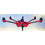 YUNEEC TYPHOON H - SKIN - Chrom Rot / red / Wrap / Decal / Foil / Folie / Drohne