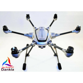 YUNEEC TYPHOON H - SKIN - HONEYCOMB SILBER/SILVER/Wrap/Decal/Foil/Folie/Drohne