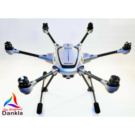 YUNEEC TYPHOON H - SKIN - HONEYCOMB SILBER/SILVER/Wrap/Decal/Foil/Folie/Drohne