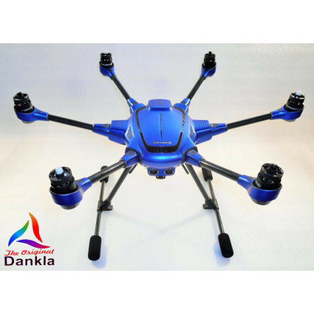 YUNEEC TYPHOON H - SKIN - Chrom Blau/blue / Wrap / Decal / Foil / Folie / Drohne