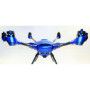YUNEEC TYPHOON H - SKIN - Chrom Blau/blue / Wrap / Decal / Foil / Folie / Drohne