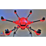 YUNEEC TYPHOON H - SKIN - NEON ROT / RED / Wrap / Decal / Foil / Folie / Drohne