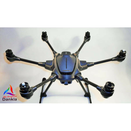 YUNEEC TYPHOON H -SKIN- Alu Grau geb./grey brushed/Wrap/Decal/Foil/Folie/Drohne