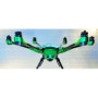 YUNEEC TYPHOON H - SKIN - Chrom Grün/green / Wrap / Decal / Foil / Folie /Drohne