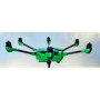 YUNEEC TYPHOON H - SKIN - Chrom Grün/green / Wrap / Decal / Foil / Folie /Drohne
