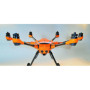 YUNEEC TYPHOON H - SKIN - NEON ORANGE / Wrap / Decal / Foil / Folie / Drohne