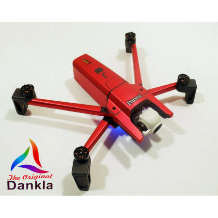 PARROT ANAFI - SKIN - CHROM ROT / RED - 3-5 Batterie - Drohne / Zubehör / Folie