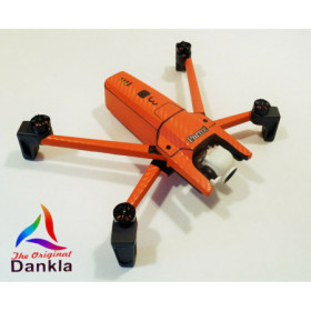 PARROT ANAFI- SKIN- CARBON ORANGE - 3-5 Batterie - Drohne / Zubehör / Folie