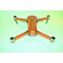 DJI MAVIC PRO / PLATINUM - SKIN - CHROM ORANGE - 3-5 Batterien / Drohne /Zubehör