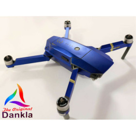 DJI MAVIC PRO / PLATINUM - SKIN - CHROM BLAU - 3-5 Batterien / Drohne / Zubehör