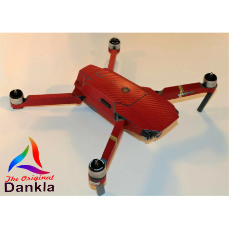 DJI MAVIC PRO / PLATINUM - SKIN - CARBON ROT - 3-5 Batterien / Drohne / Zubehör