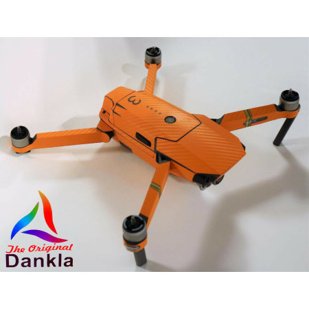 DJI MAVIC PRO / PLATINUM - SKIN - CARBON ORANGE - 3-5 Batterien / Drohne/Zubehör
