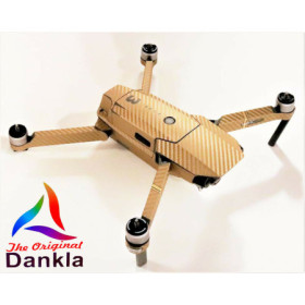 DJI MAVIC PRO / PLATINUM - SKIN - CARBON GOLD - 3-5 Batterien / Drohne / Zubehör