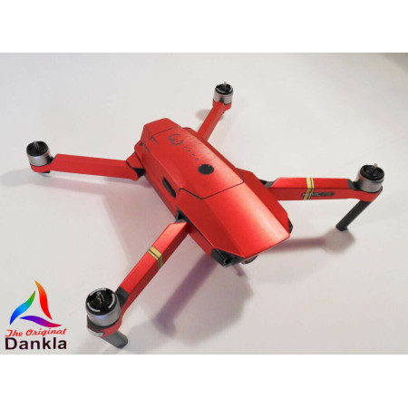DJI MAVIC PRO / PLATINUM - SKIN - ALU ROT GEB.- 3-5 Batterien / Drohne / Zubehör