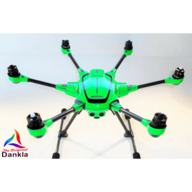 YUNEEC TYPHOON HPLUS - SKIN - NEON GRÜN / GREEN / Wrap / Decal / Folie / Drohne