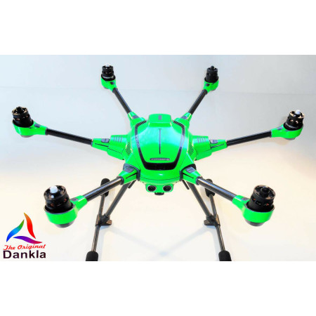 YUNEEC TYPHOON HPLUS - SKIN - NEON GRÜN / GREEN / Wrap / Decal / Folie / Drohne