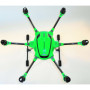 YUNEEC TYPHOON HPLUS - SKIN - NEON GRÜN / GREEN / Wrap / Decal / Folie / Drohne