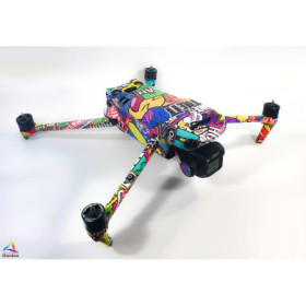 DJI MAVIC 3 - SKIN - DESIGN: Stickerbomb - 5 Batterien